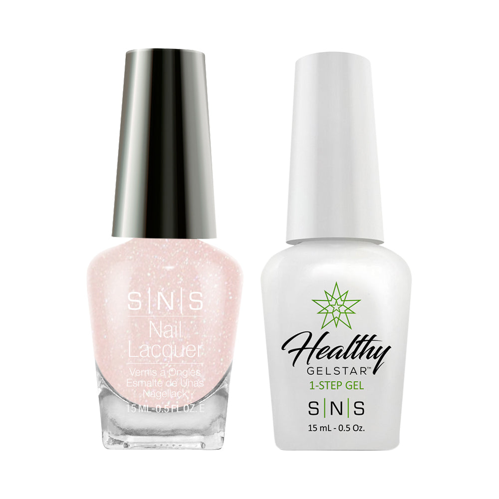 SNS Gel Nail Polish Duo - NOS12 Pink Glitter Colors