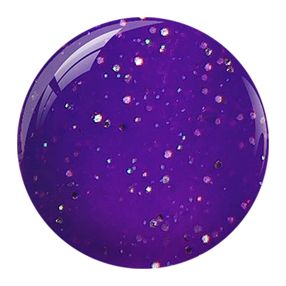 NuGenesis Dipping Powder Nail - NU 133 Purple N Glitz - Purple, Glitter Colors
