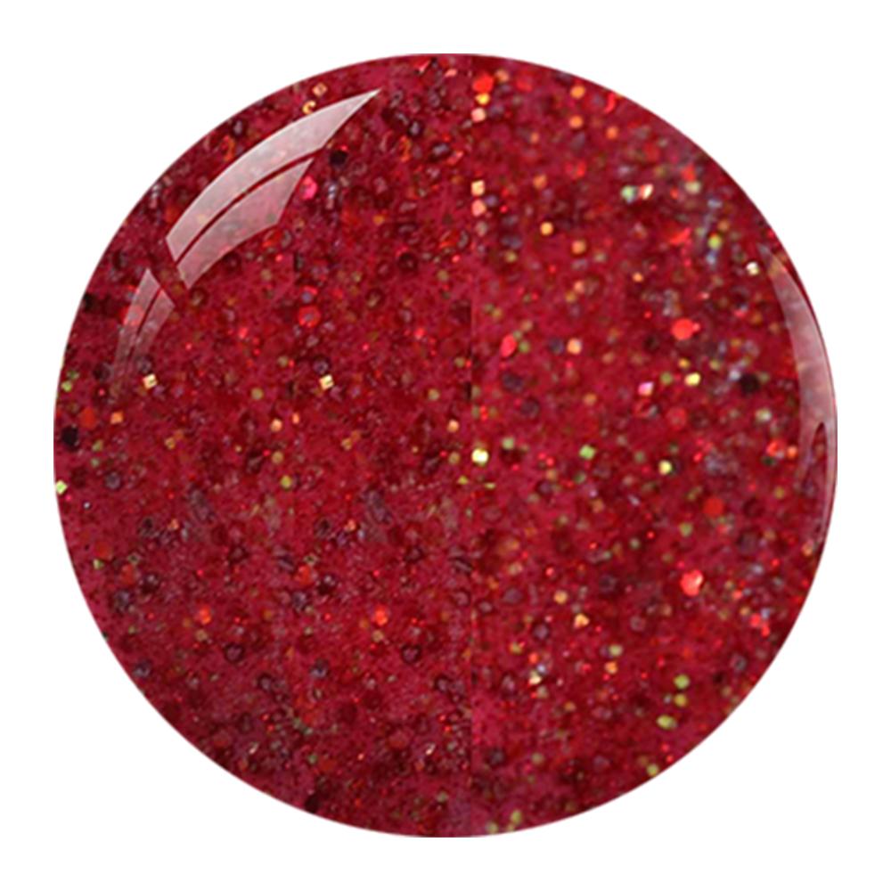 NuGenesis Dipping Powder Nail - NU 173 Fairy Godmother - Red, Glitter Colors