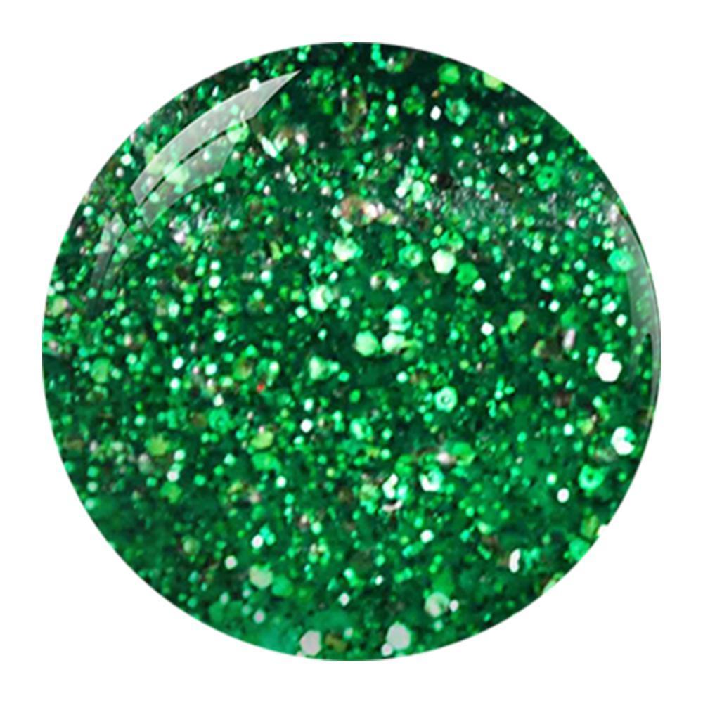 NuGenesis Dipping Powder Nail - NU 176 Goddess - Green, Glitter Colors