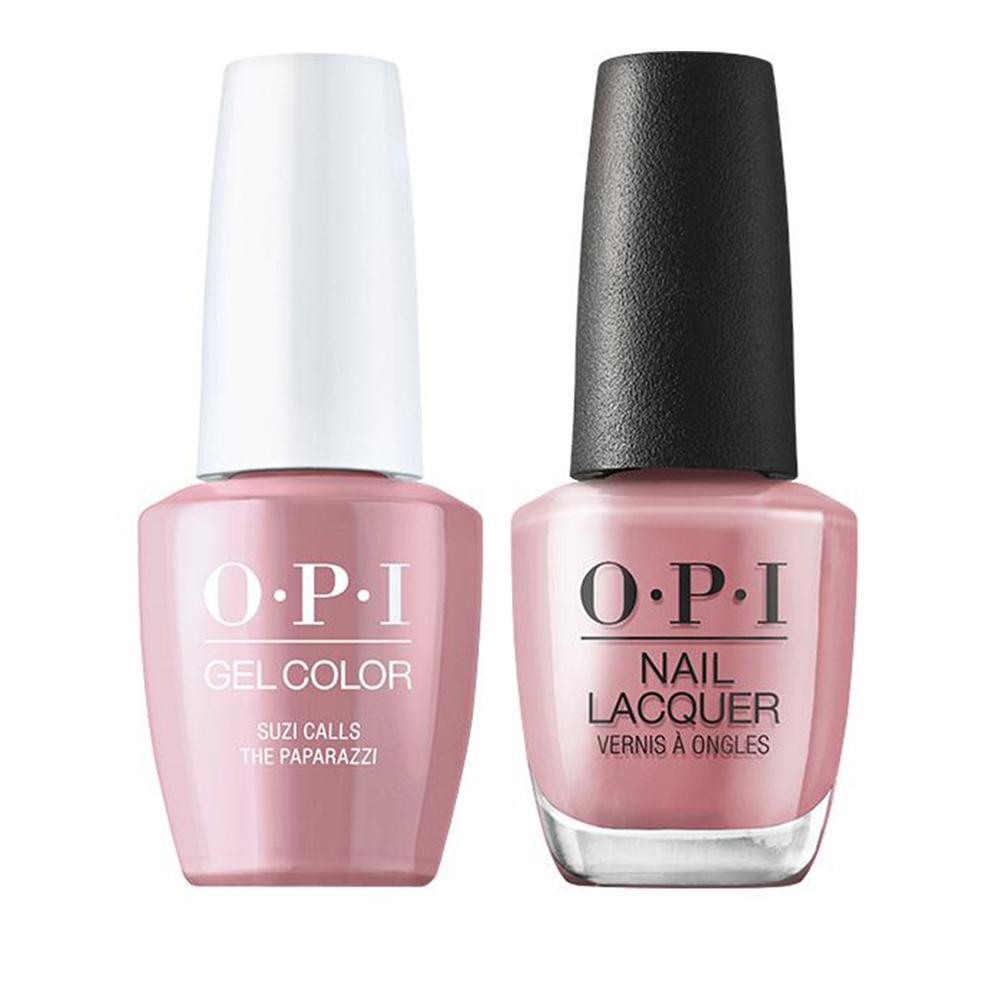 OPI Gel Nail Polish Duo - H001 Suzi Calls the Paparazzi - Pink Colors