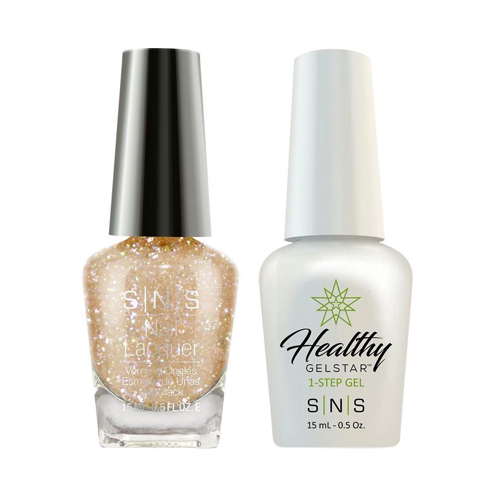 SNS Gel Nail Polish Duo - BD15 Mohair Sweater - Shimmer Colors