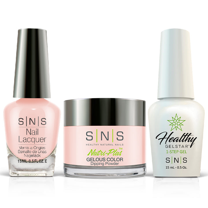 SNS 3 in 1 - SY12 Blushing Bride Gelous - Dip, Gel & Lacquer Matching