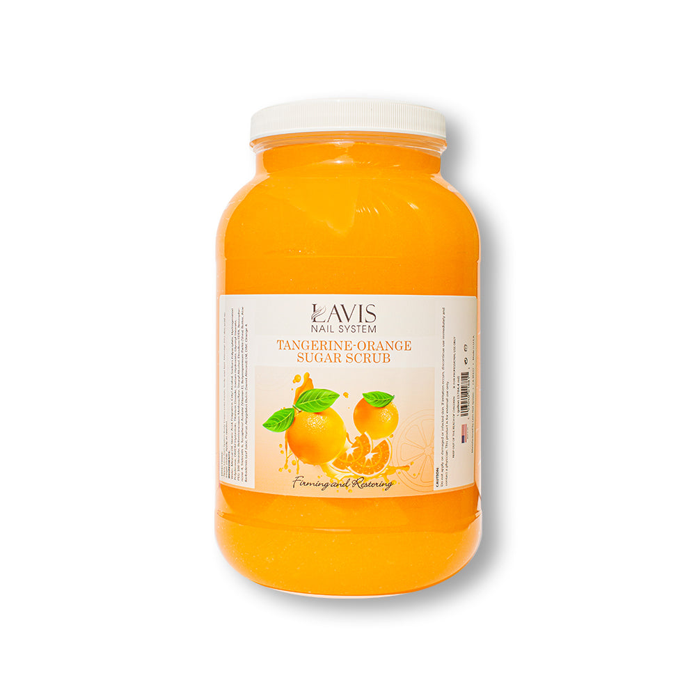 LAVIS - Tangerine Orange - Sugar Scrub for Pedicure - 1Gallon