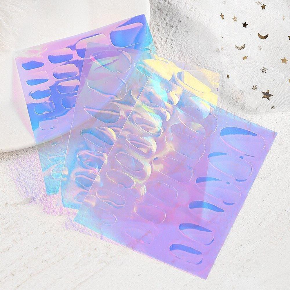 Aurora Ice Cube Cellophane Transfer DIY Nail Art Decoration Sticker - T002-3