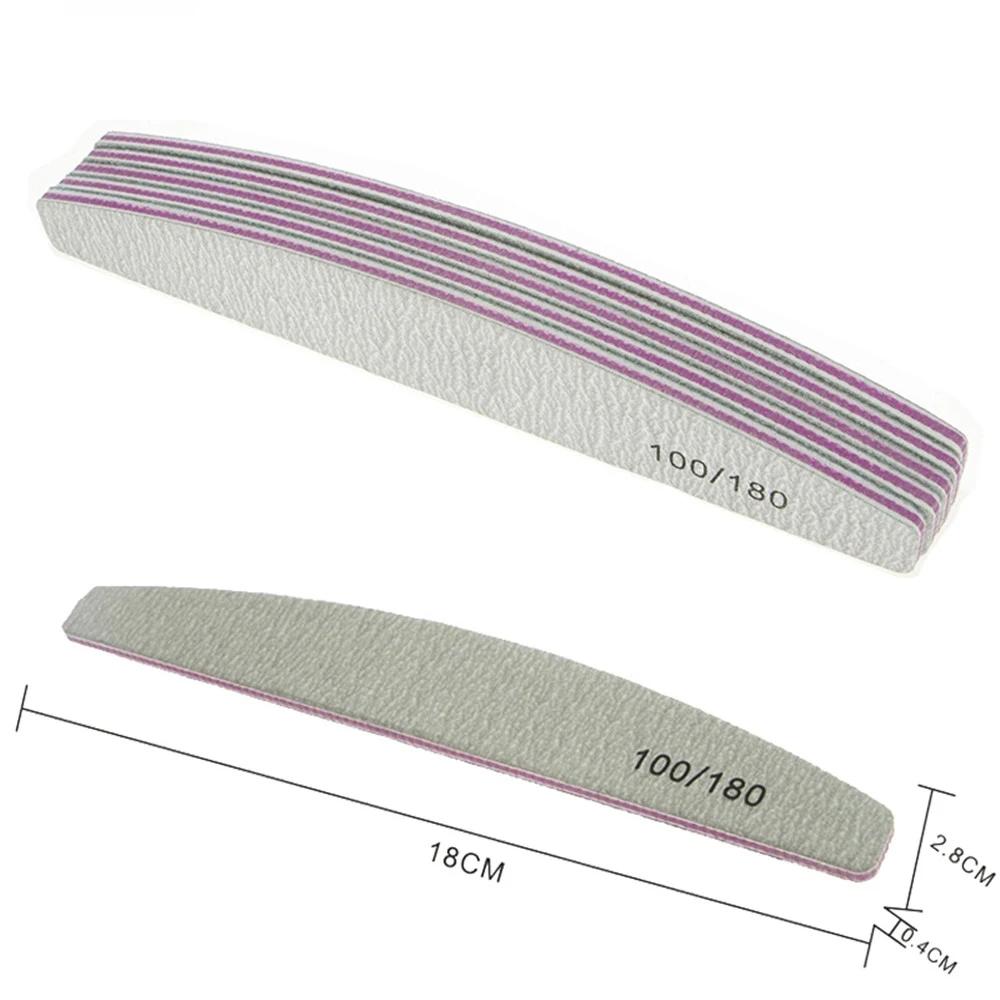 Set of 5 Double-Sided Disposable Nail Files 100/180 by OTHER sold by DTK Nail Supply