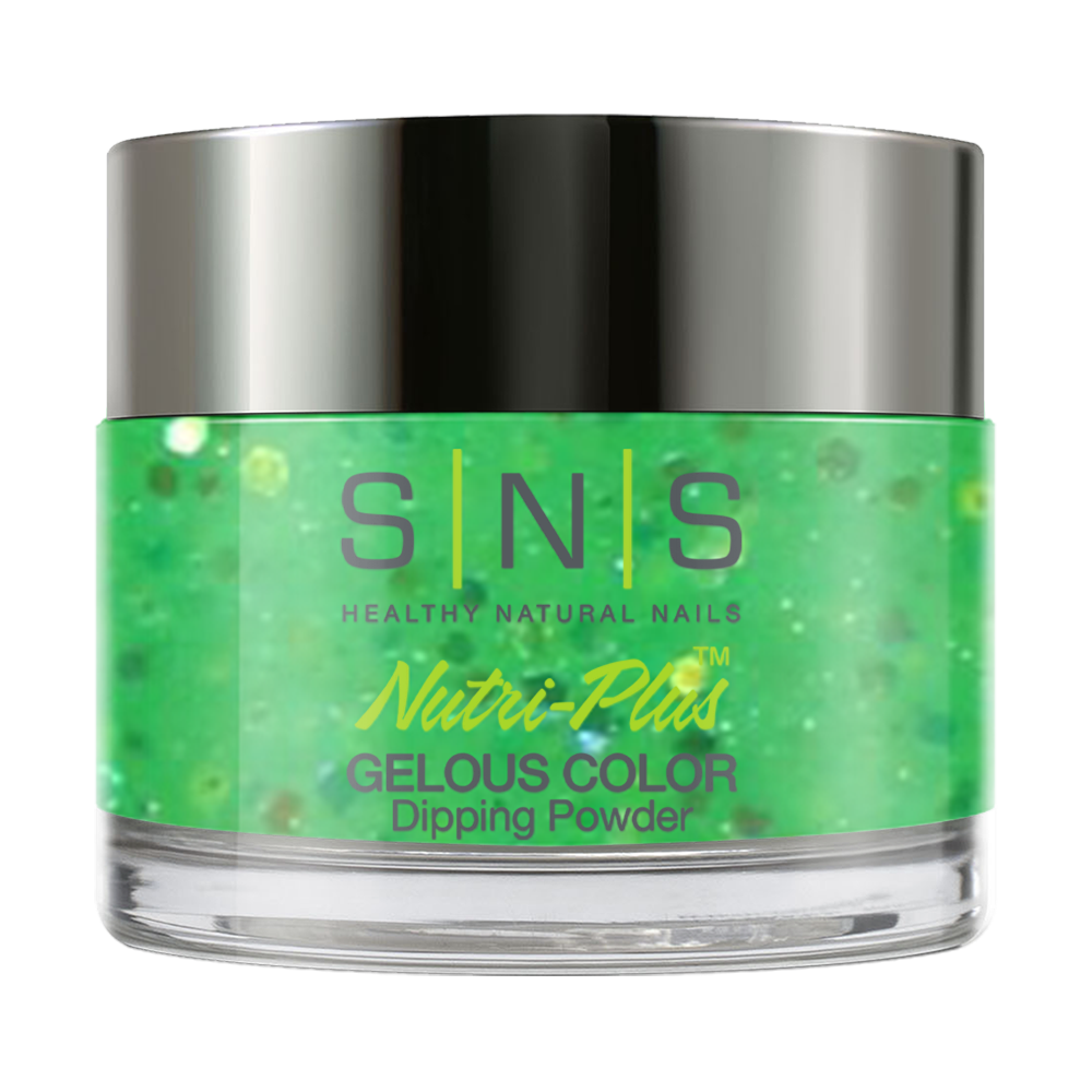 SNS Dipping Powder Nail - DW19 - Kona Coast - Green Colors