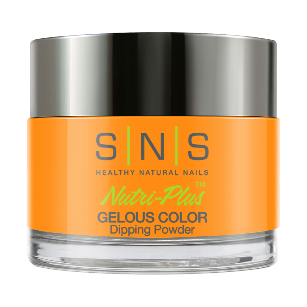 SNS Dipping Powder Nail - DW27 - Ocho Rios Waterfall - Orange Colors