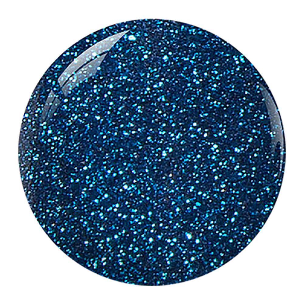 NuGenesis Dipping Powder Nail - NU 011 Blue Suede Shoes - Blue, Glitter Colors