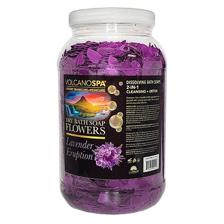 Volcano Spa Dry Bath Soap Flowers 1G - Lavender