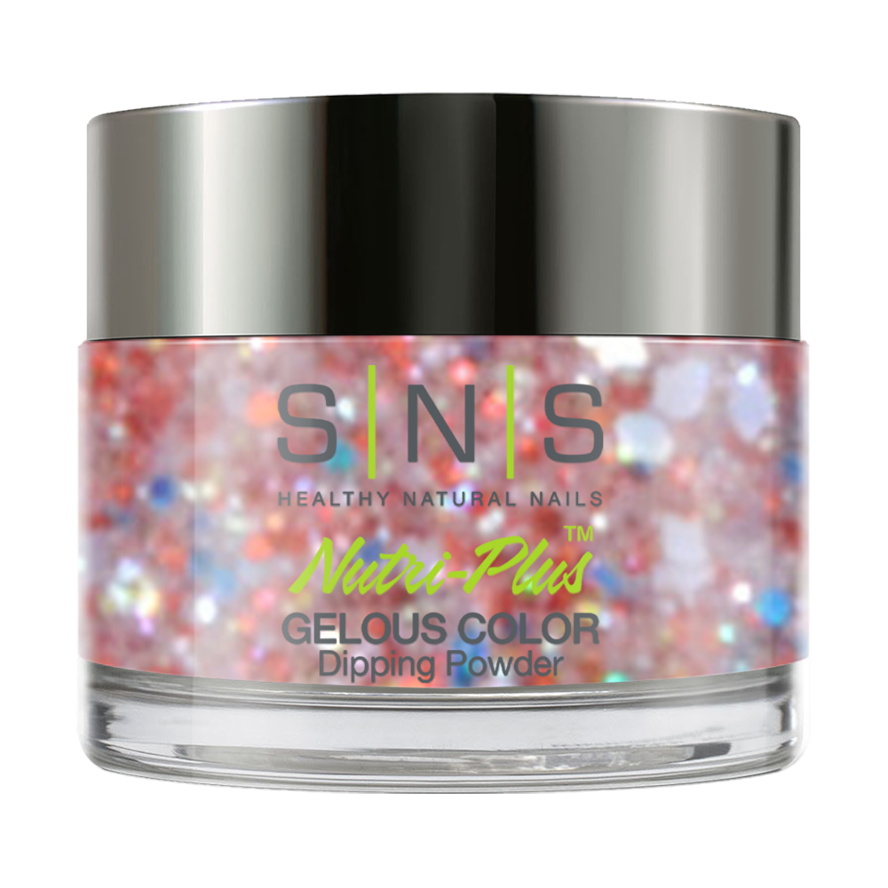 SNS Dipping Powder Nail - WW31 - Ice Garden - Glitter, Multi Colors